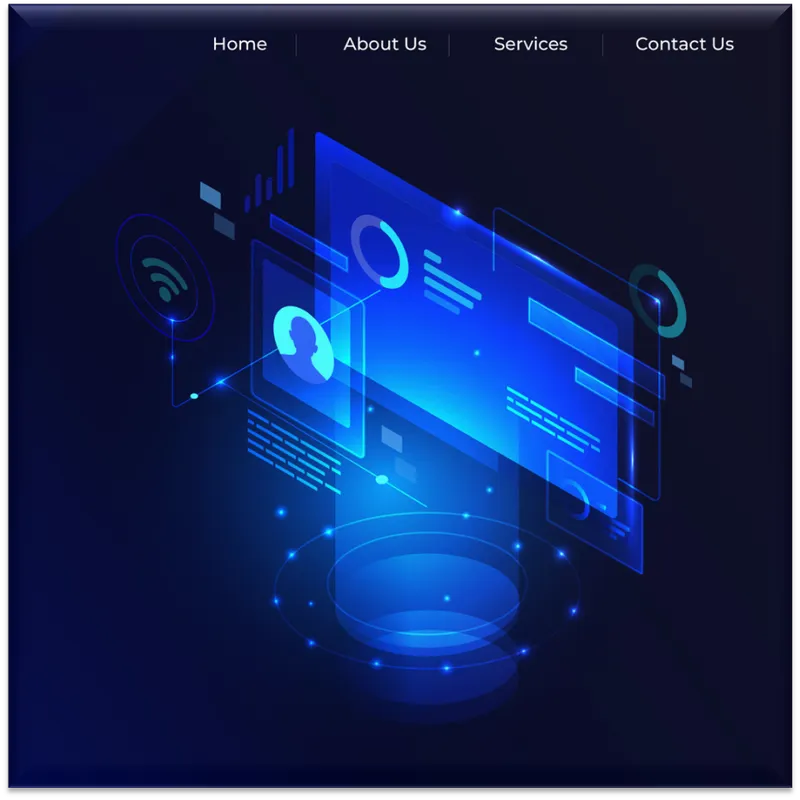 Conversion-focused SaaS-style marketing layout representing predictable digital spend